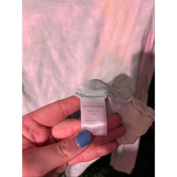 Daydreamer Tie Dye Boxy Long Sleeve Sz Large - Picture 3 of 3